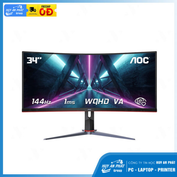 Màn Hình LCD 34 Inch AOC CU34G2X (WQHD - 144hz- 2K)