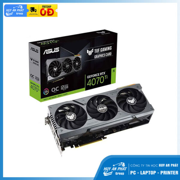 Card đồ họa Asus TUF Gaming GeForce RTX 4070 Ti OC Edition (12Gb/ GDDR6X/ 256 bit)