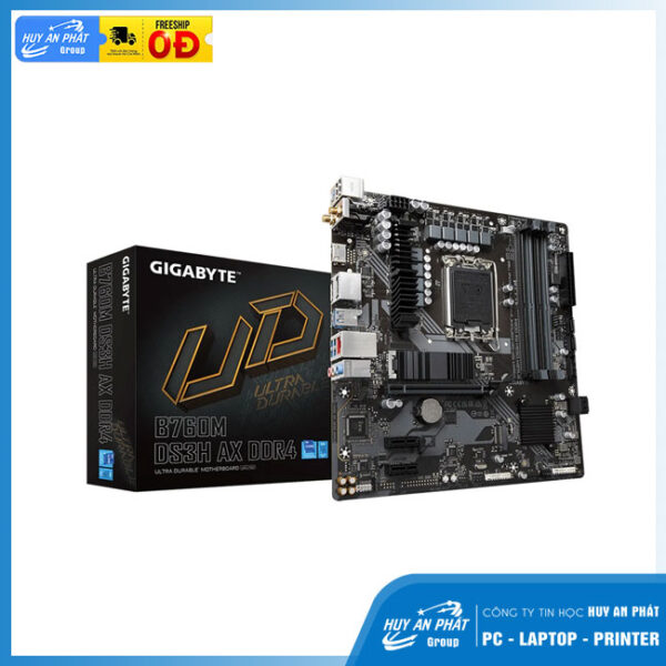 Mainboard GIGABYTE B760M DS3H AX DDR4