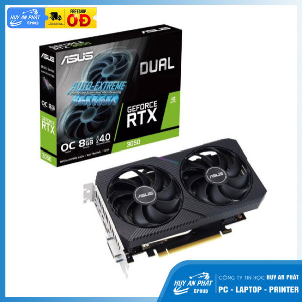 Card đồ họa Asus Dual GeForce RTX 3050