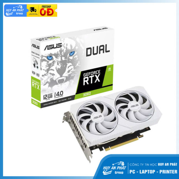 ASUS Dual GeForce RTX 3060 White OC Edition 12GB GDDR6