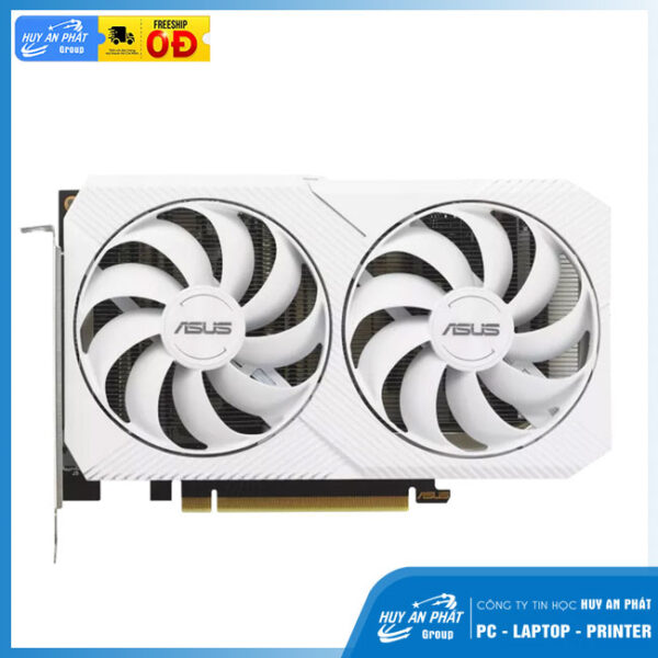 Card đồ họa Asus Dual GeForce RTX 4070 SUPER White OC Edition - Ảnh 2