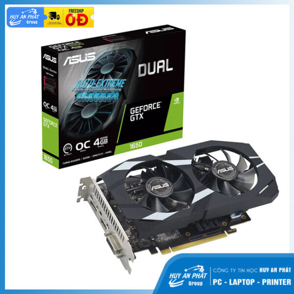 CARD MÀN HÌNH ASUS DUAL GTX 1650-O4GD6-P-EVO