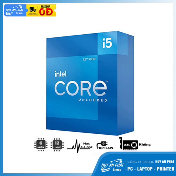 CPU INTEL CORE I5-12400F
