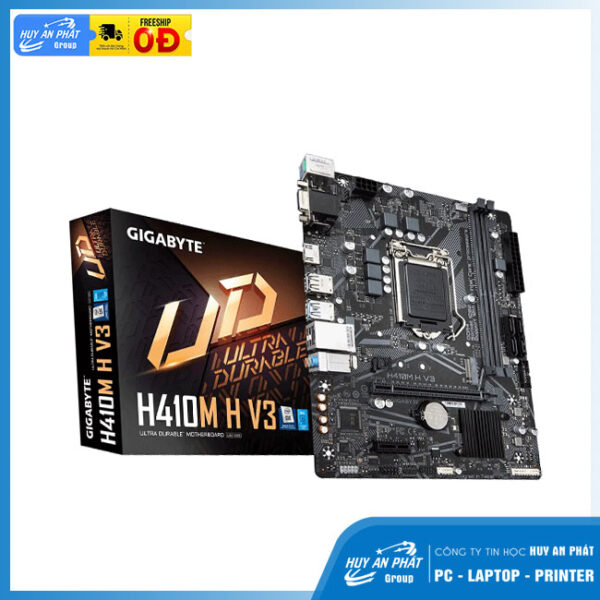 MAINBOARD GIGABYTE H410M-H V3 (INTEL H510, SOCKET 1200, M-ATX, 2 KHE RAM DDR4)