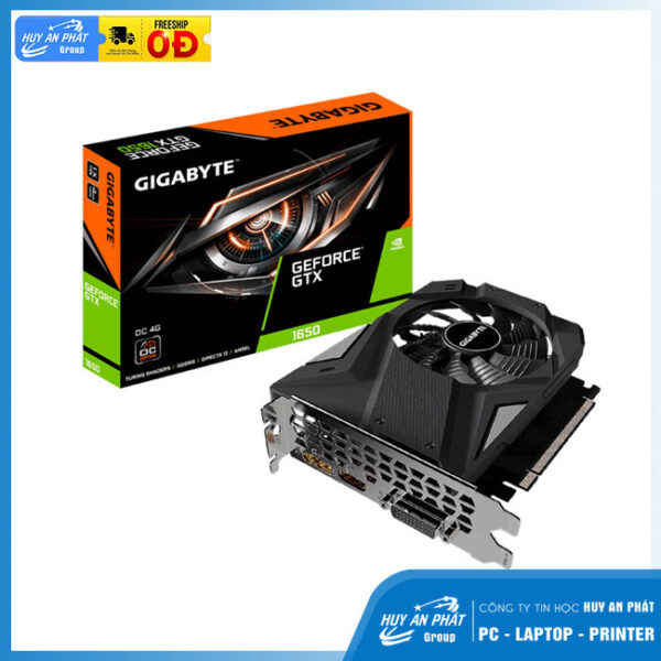 Card đồ họa Gigabyte GeForce GTX 1650 D6 OC (4GB/ DDR6/ 128 bit)