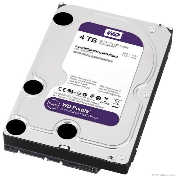 Ổ Cứng HDD 4TB WESTERN PURPLE - WD42PURZ - Ảnh 2