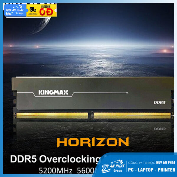 Ram PC DDR5 KINGMAX Heatsink Horizon 8GB/16GB/32GB 5200 – Chính hãng