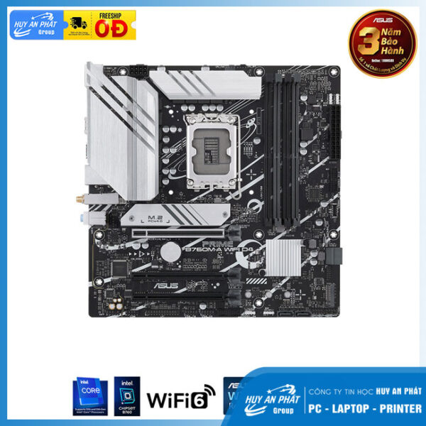 MAINBOARD ASUS PRIME B760M-A WIFI D4 - Ảnh 2