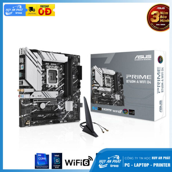 MAINBOARD ASUS PRIME B760M-A WIFI D4