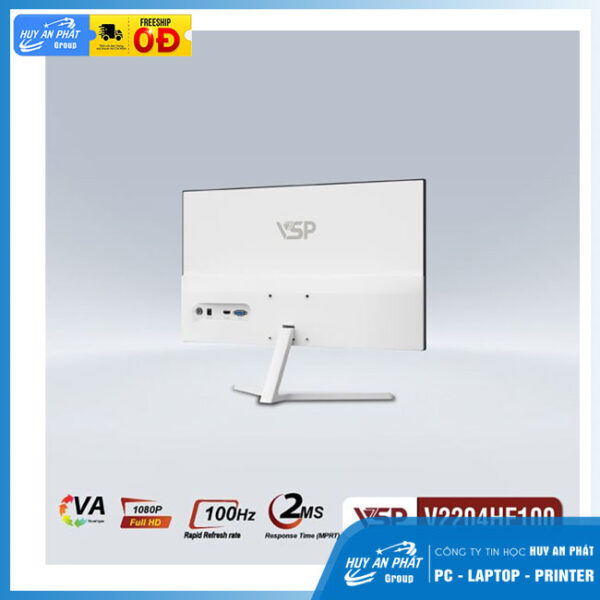 Màn hình VSP V2204HF100 21.5 inch FHD VA 100Hz 2ms (Trắng) - Ảnh 2