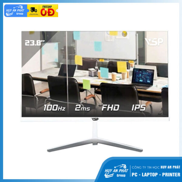 Màn hình VSP VC242I 23.8 inch Full HD IPS 100Hz 2ms (Trắng)
