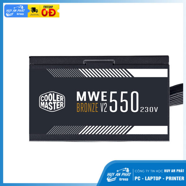 NGUỒN MÁY TÍNH COOLER MASTER MWE V2 230V 550 550W PLUS BRONZE - Ảnh 2