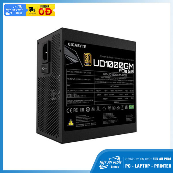 NGUỒN GIGABYTE GP-UD1000GM PG5 1000W - Ảnh 2