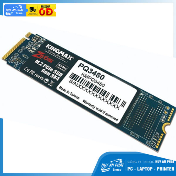 Ổ cứng SSD Kingmax PQ3480 256GB PCIe NVMe Gen3x4 M.2 2280