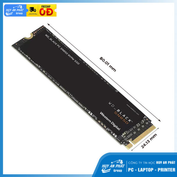Ổ CỨNG SSD WD SN850 BLACK 1TB M.2 2280 PCIE NVME 4X4 - Ảnh 2