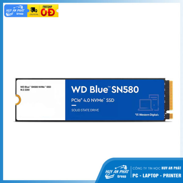 Ổ cứng SSD WD Blue SN580 2TB NVME PCIe Gen4 x4
