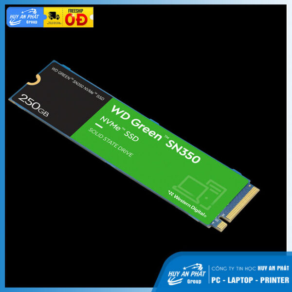 Ổ cứng SSD Western Green SN350 250GB NVMe Gen3x4 (WDS250G2G0C) 2 Ổ cứng SSD Western Green SN350 250GB NVMe Gen3x4 (WDS250G2G0C) - Ảnh 2