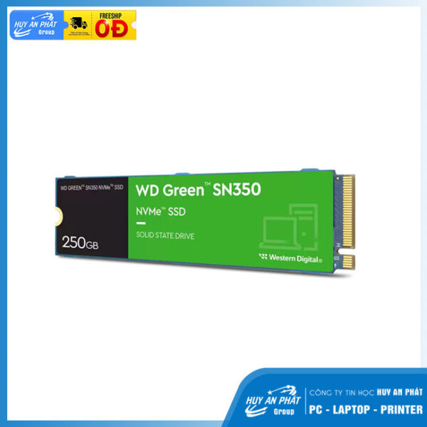 Ổ cứng SSD Western Green SN350 250GB NVMe Gen3x4 (WDS250G2G0C)