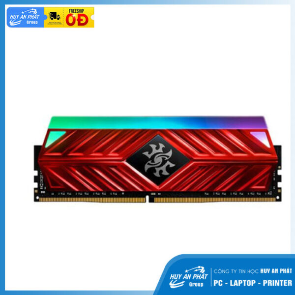 AM Adata XPG Spectrix D41 RGB RED 8GB (1x8GB) 3200Mhz DDR4