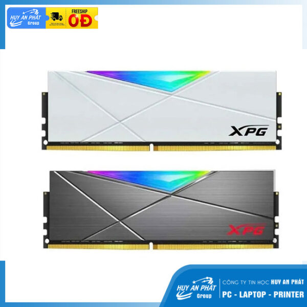 Ram DDR4 Adata XPG Spectrix D50 16GB 3200Mhz RGB White (AX4U320016G16A-SW50)