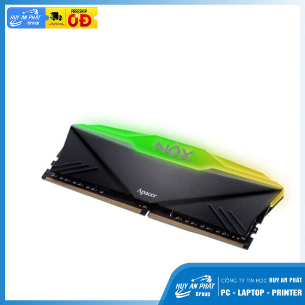 RAM desktop APACER DDR4 8G 3200 OC NOX RGB AURA 2 (1 x 8GB) DDR4 3200MHz (AH4U08G32C28YNBAA-1) - Ảnh 2