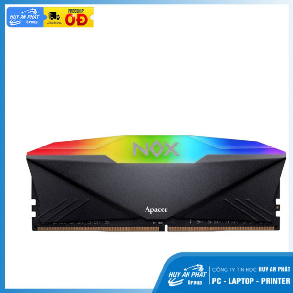 RAM desktop APACER DDR4 8G 3200 OC NOX RGB AURA 2 (1 x 8GB) DDR4 3200MHz (AH4U08G32C28YNBAA-1)