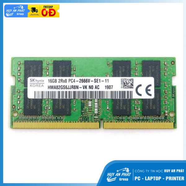 Ram Laptop 16Gb DDR4 2666Mhz Kingston, SK hynix, samsung