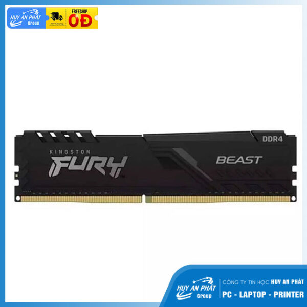 Ram PC Kingston Fury Beast Black 8GB 2666MHz - Ảnh 2