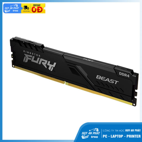 Ram PC Kingston Fury Beast Black 8GB 2666MHz - Ảnh 2