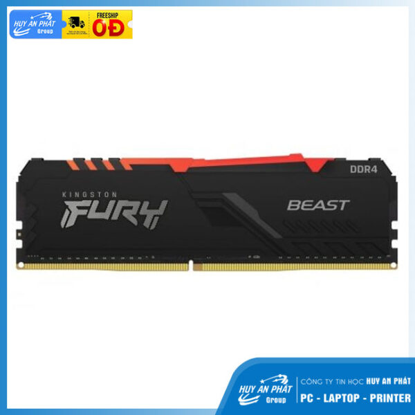 Ram PC Kingston Fury Beast Black 8GB 3200MHz