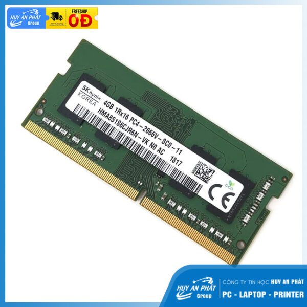 RAM Laptop SK Hynix DDR4 4GB Bus 2666 MHz - Ảnh 2
