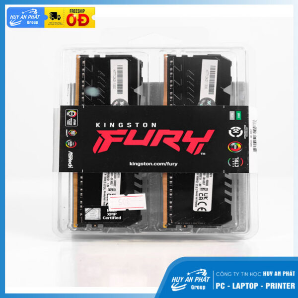 RAM DESKTOP KINGSTON FURY BEAST RGB (KF432C16BBAK2/16) 16GB (2X8GB) DDR4 3200MHZ - Ảnh 2