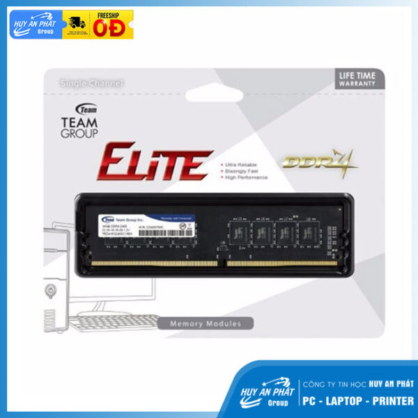 RAM DDR4 4GB/2666 TEAMGRUOP ELITE - Chính Hãng
