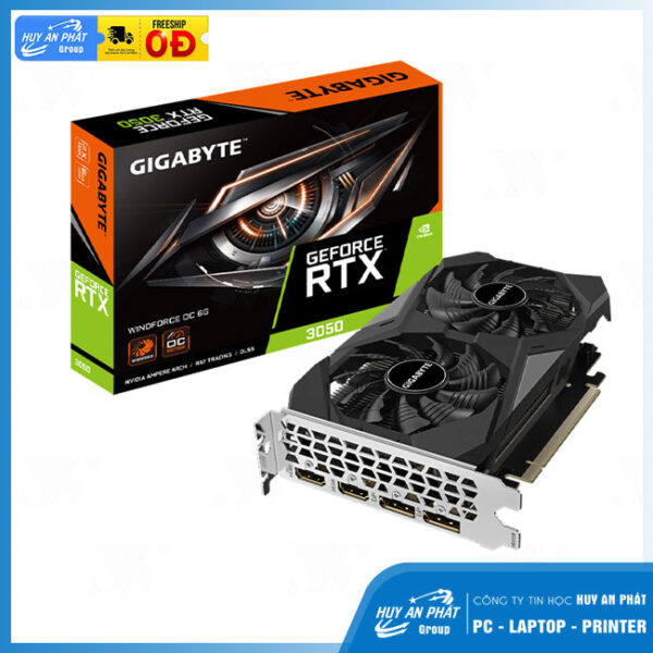 Card đồ họa Gigabyte GeForce RTX 3060 GAMING OC (12GB/ GDDR6/ 192 bit)