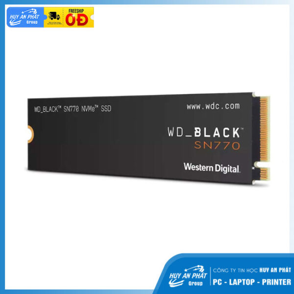 Ổ cứng SSD 250GB WD Black SN770 NVMe Gen4 WDS250G3X0E - Ảnh 2