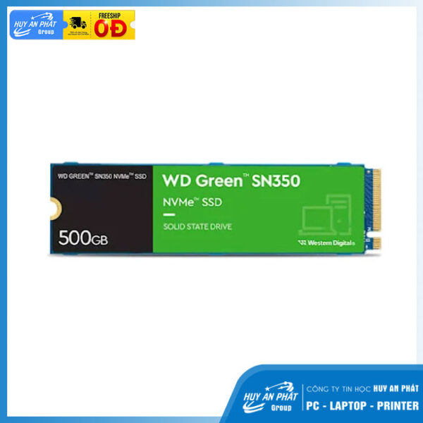 Ổ Cứng NVMe PCle 500Gb WESTERN GREEN SN350 - Chính Hãng