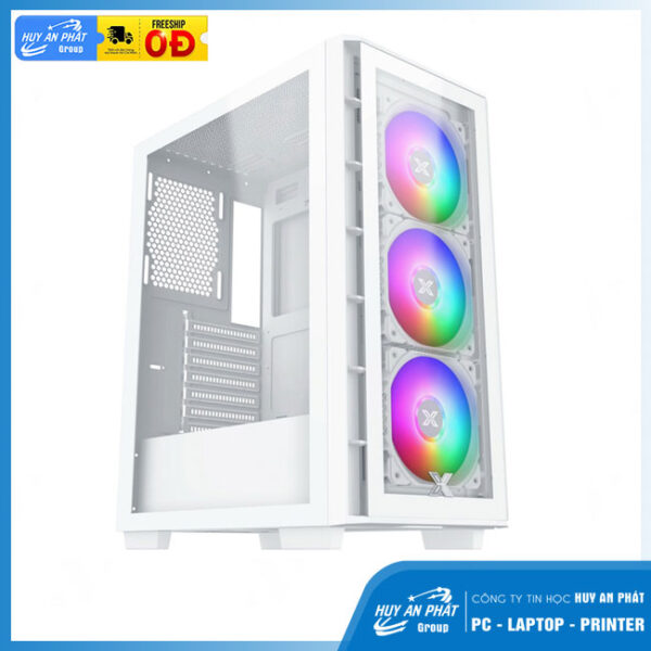 CASE XIGMATEK ELITE ONE 3FAN LED (EN0846) Trắng