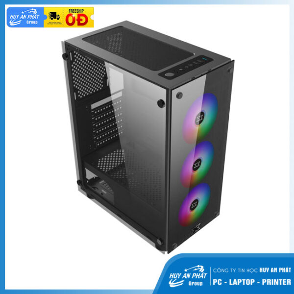 CASE XIGMATEK HERO II 3F (EN40290) Đen - Ảnh 4