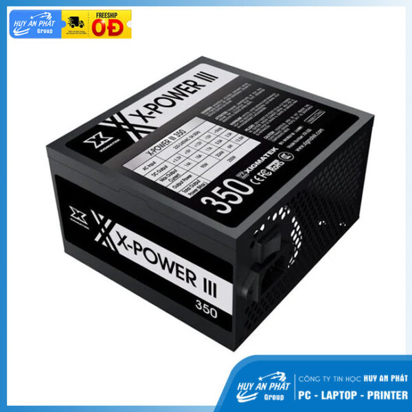 NGUỒN MÁY TÍNH XIGMATEK X-POWER III 350 BOX - Chính Hãng