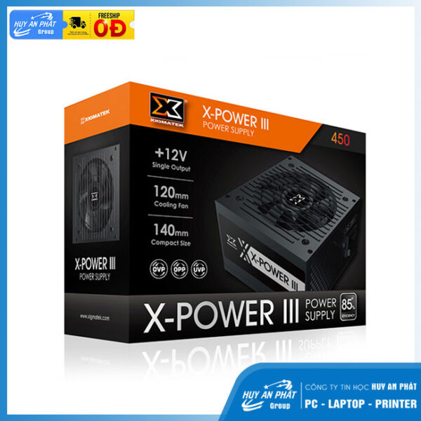 NGUỒN MÁY TÍNH XIGMATEK X-POWER III 450 80Plus BOX Chính Hãng