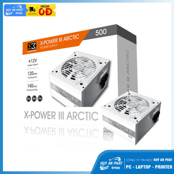 NGUỒN MÁY TÍNH XIGMATEK X-POWER III 500 80Plus Arctic (Trắng) - Chính Hãng