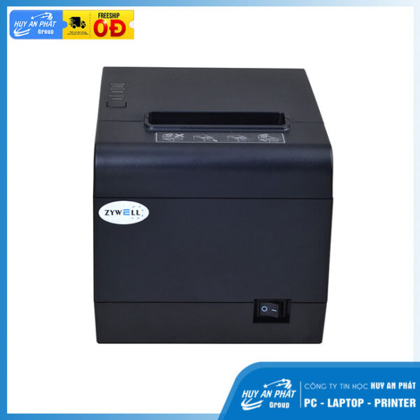 Máy in Bill Hóa đơn Zywell ZY808  USB / Lan Chính hãng - Ảnh 2