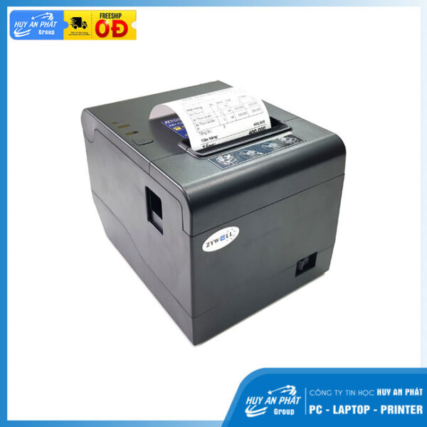 Máy in Bill Hóa đơn Zywell ZY808  USB / Lan Chính hãng