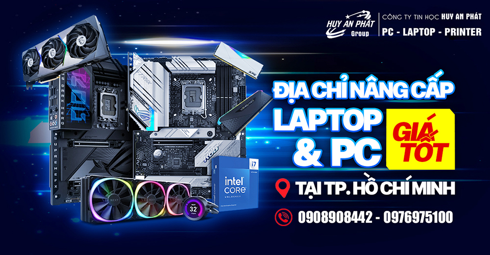 Dịch vụ Nâng cấp Laptop TpHCM