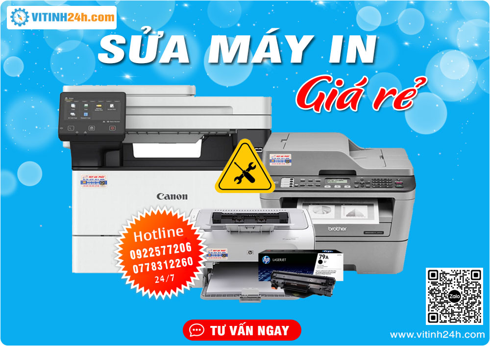 Sửa máy in tận nơi TpHCM
