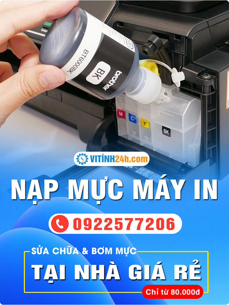 Nạp mực máy in TpHCM
