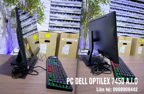 PC All in One Dell Optiplex 7450 i5 7500 8GB 256GB 24inch B2 - Ảnh 3