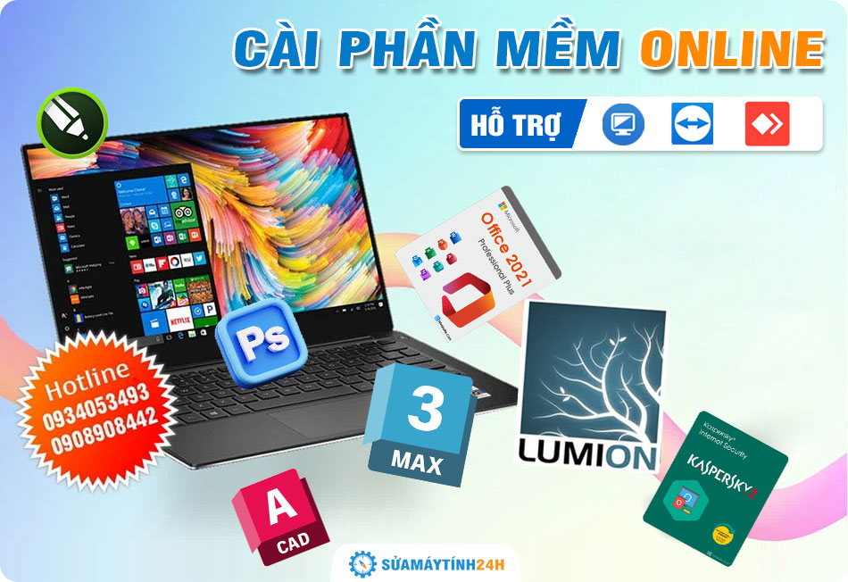 Dịch vụ cài đặt phần mềm máy tính online