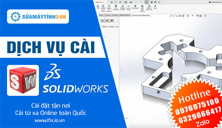 Dịch Vụ Cài Solidworks Full Bản Quyền Vĩnh Viễn